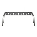 Вулична алюмінієва лавка Stecca 8 Dark Grey1
